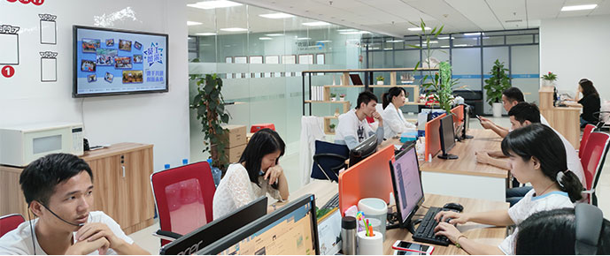 洗晴软件，广州蓝格软件科技有限公司实拍，洗晴行业软件